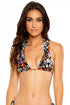 Luli Fama Love Spell Ruffle Sliding Halter Top